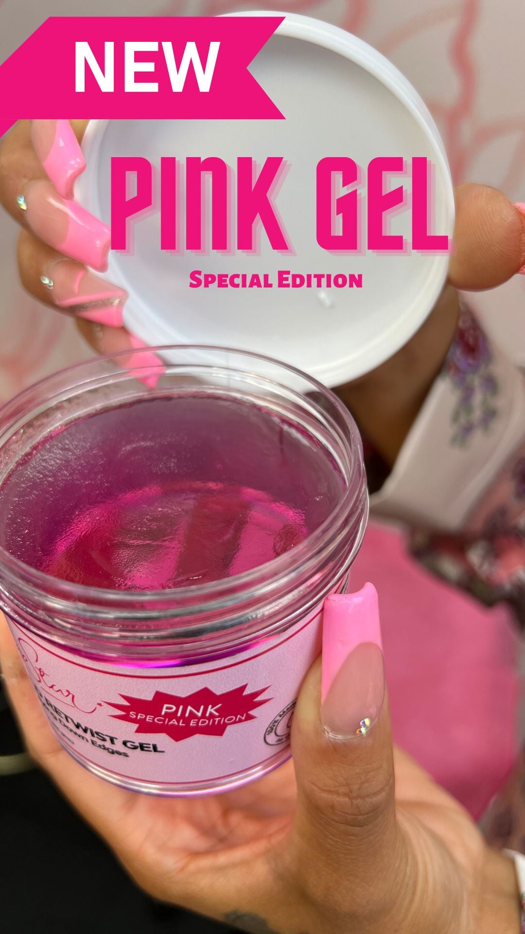 Pink Super Hold Retwist Gel (Special Edition)