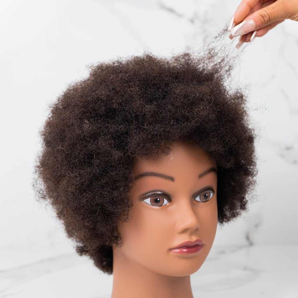 Afro hair mannequin on sale