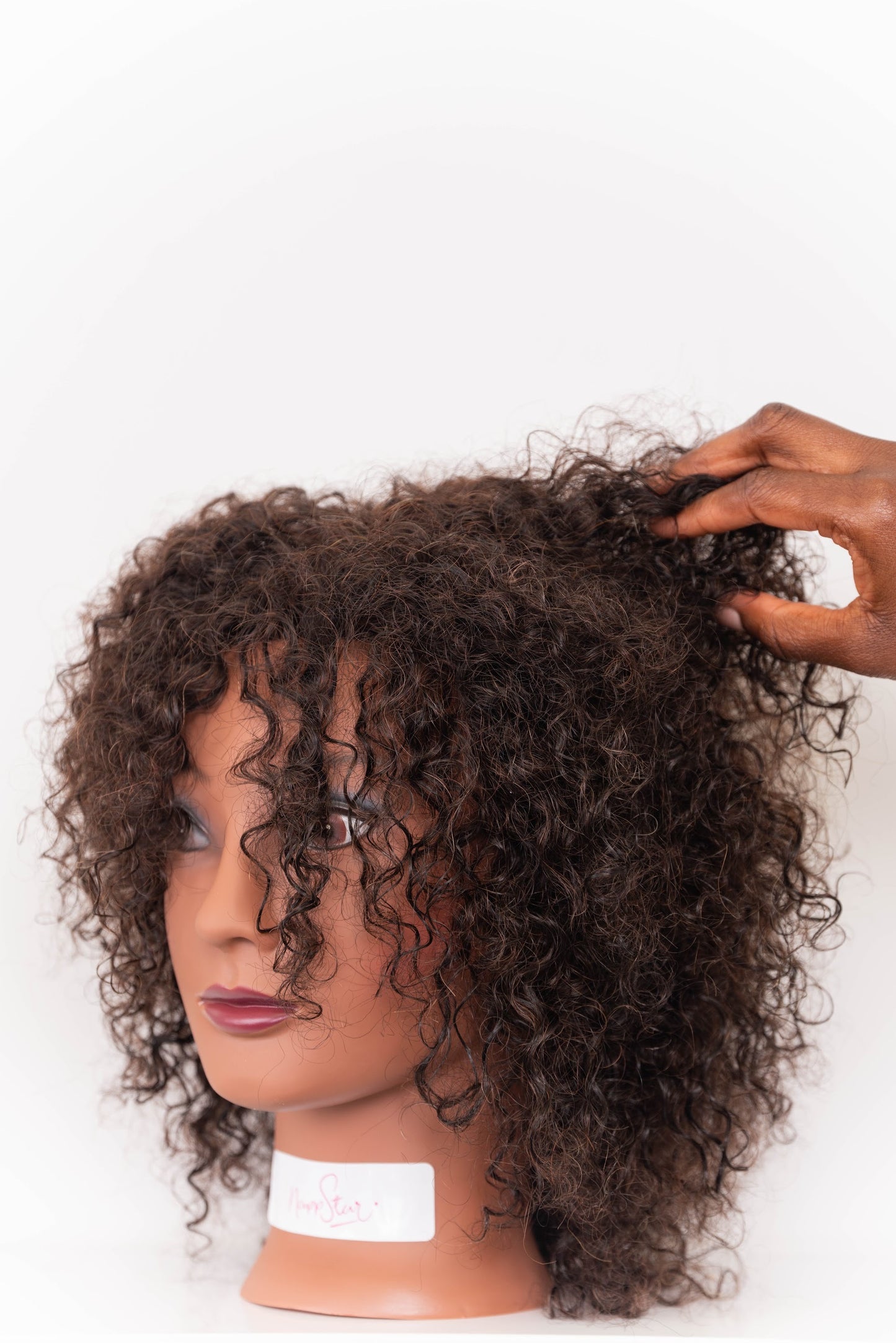Afro Mannequin Head Curly Hair 100% African American Human Hair